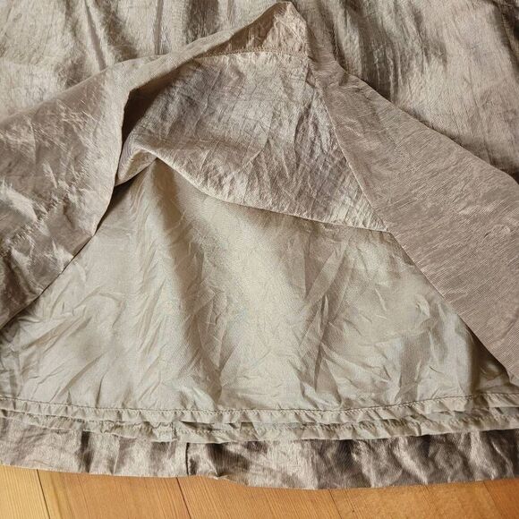 Twelfth Street by Cynthia Vincent bronze gold metallic dress strapless corset mi - Picture 11 of 14